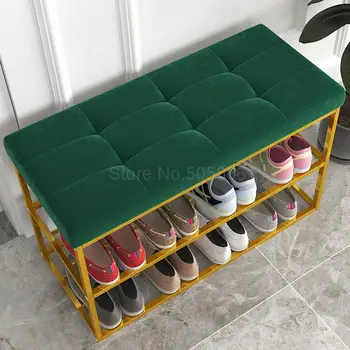 

Shoe Stool, Light Luxury, Household Shoe Cabinet, Low Stool, Simple Modern Creativity, Sofa Stool, Small Shoe Rack Door
