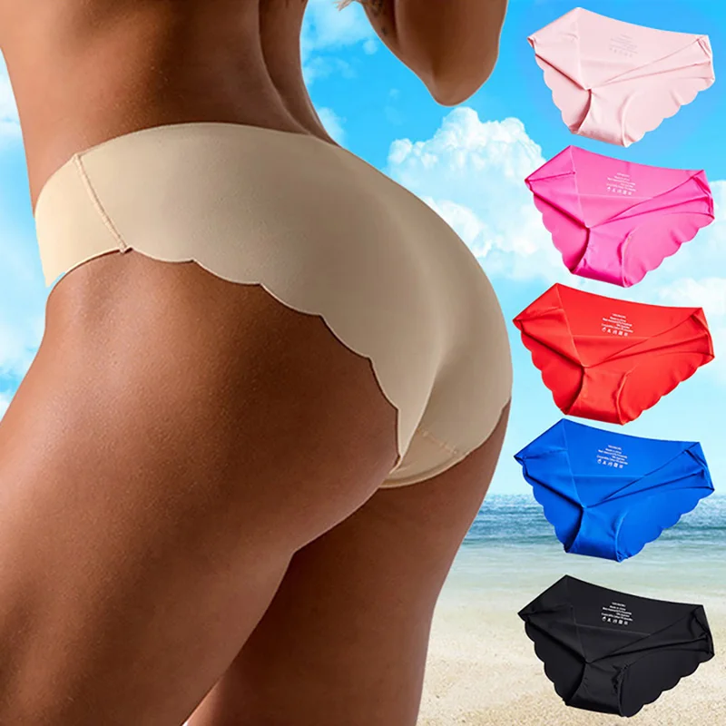 

1-5pcs Pure Cotton Women Panties Underwear Cotton Breathable Solid Candy Color Women Girl Briefs Underpant Lingerie Panty Girls