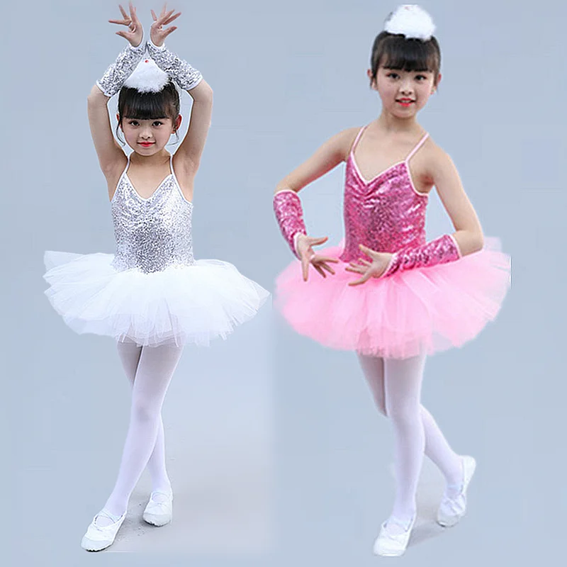 

Детское балетное платье с блестками для девочек, детское платье-пачка с цветами для косплея, Тюлевая Одежда для танцев, балерины, сказочные костюмы