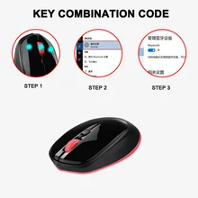 Bluetooth беспроводная мышь 2400 dpi 4 кнопки перезаряжаемые оптические мыши для ноутбука ПК Игр GK99