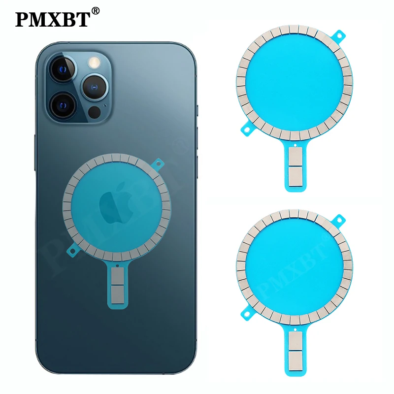 Магнитное зарядное устройство магнитная наклейка для iPhone 12 ProMax Mini 11 чехол