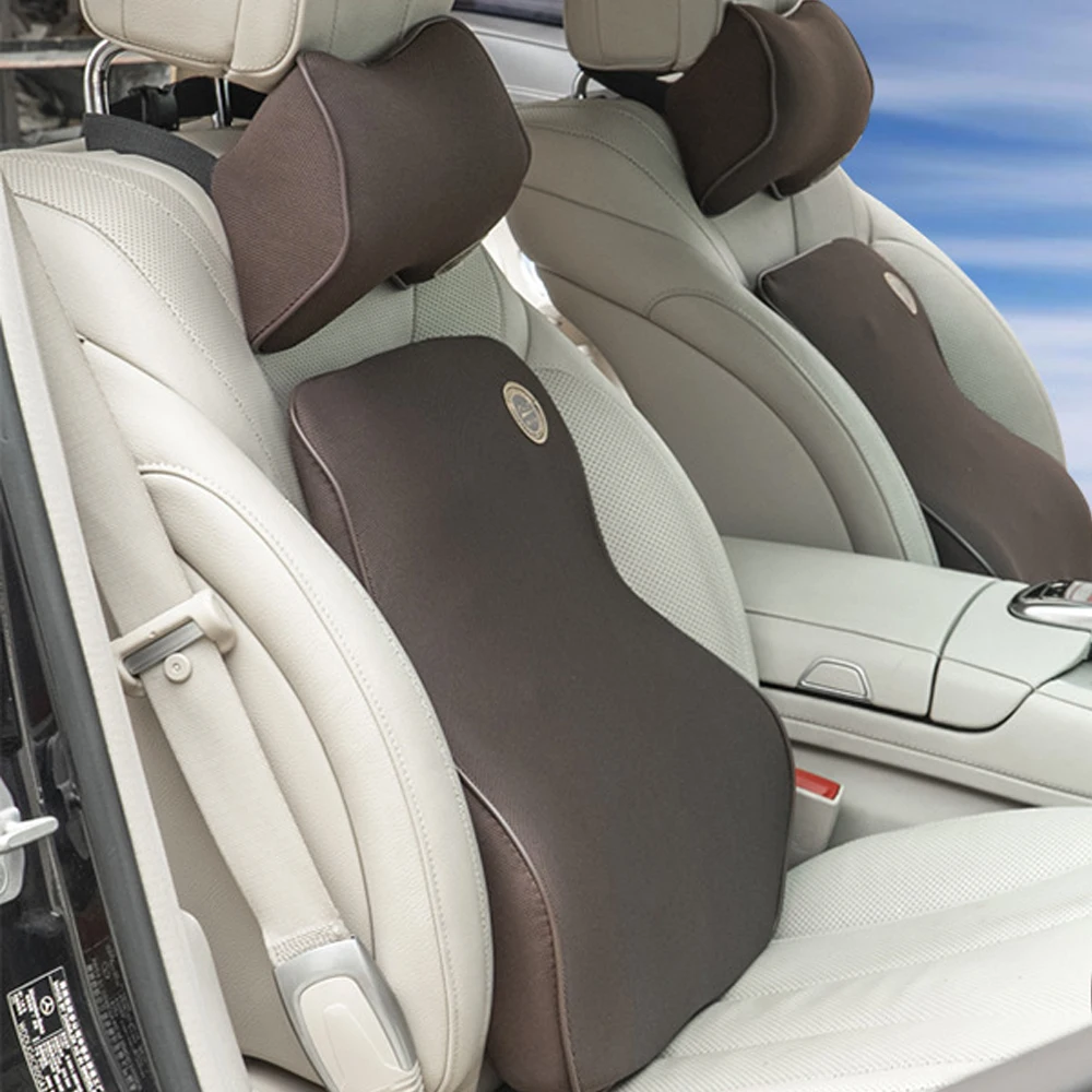 

Universal Car seat covers Back Support Chair Massage Lumbar Support Waist Cushion Pad For Car Office Home car accessories