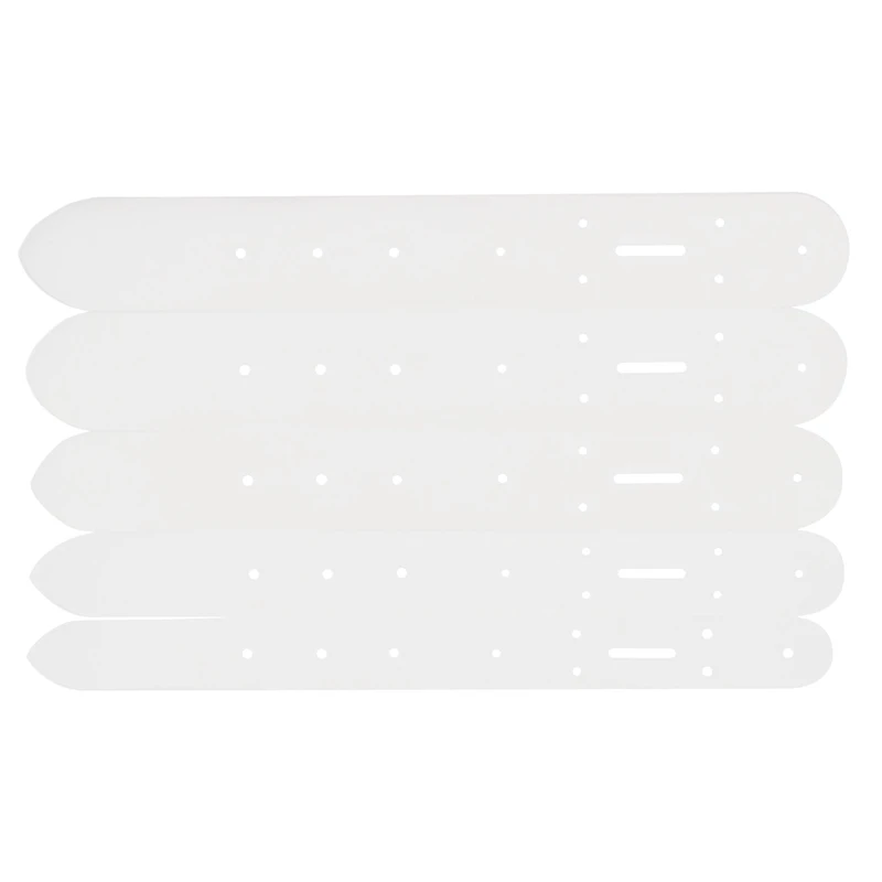 5Pcs Set Acrylic Leather Belt Buckle Head End Templates Stencil Tool | Дом и сад