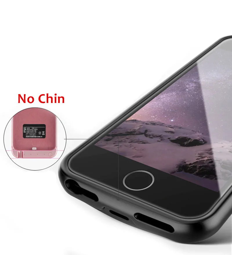 Портативное зарядное устройство для iPhone XR XS Max power Bank чехол внешняя батарея для телефона зарядное устройство для iPhone 6 6s 7 8 plus чехол