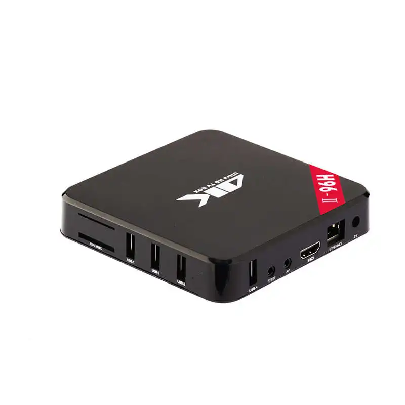 FFYY-H96-Ii Android 7,1 Smart Tv Box Amlogic S905X четырехъядерный Wifi 2,4G 4K видео медиаплеер для Netflix Youtube H962 телеприставка