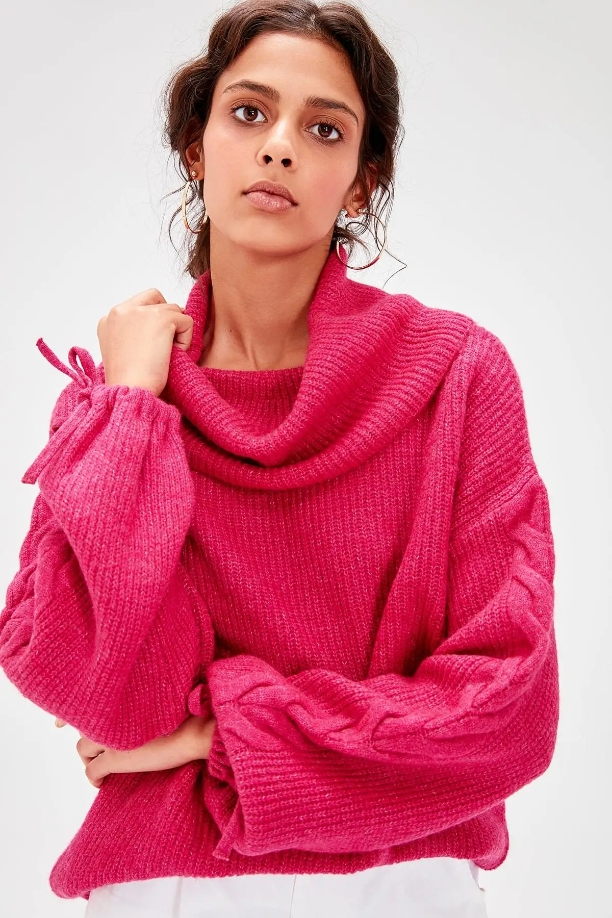 

Trendyol Pink Sweater Sweater TWOAW20KZ0367