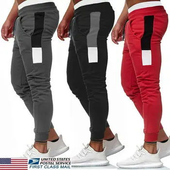

2020 Male Trousers Men Pants Hip Hop Harem Joggers Pants New Male Trousers Mens Joggers Patchwork Pants Sweatpants