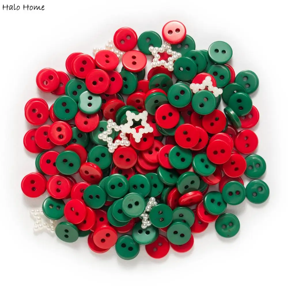 200pcs Mix Lot High Quality Round Resin Button clothes Sewing Scrapbook DIY