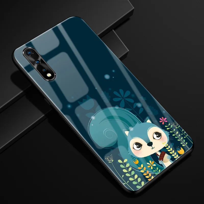 ДЛЯ VIVO V17 Neo чехол для телефона Новая мода закаленное стекло крышка для VIVO V17 Neo V17Neo чехол защитная задняя крышка V 17 Neo - Цвет: 30