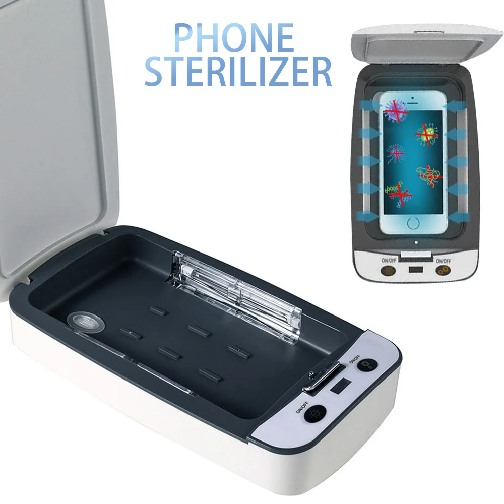 

Nail UV Light Phone Sterilizer Box Multifunction Disinfection Makeup Sterilizer Box Jewelry Clean Portable UV Disinfection Tool