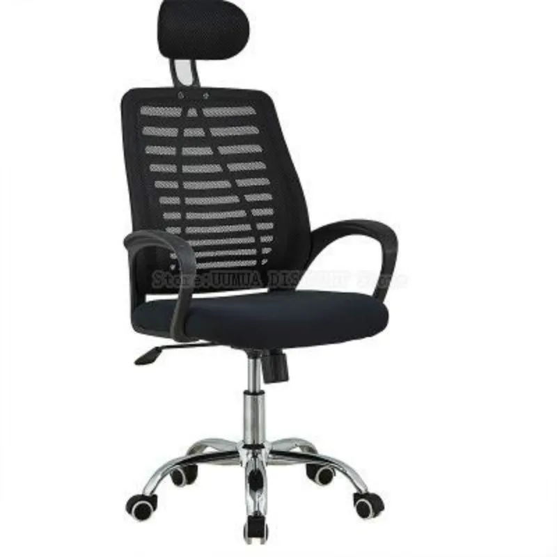 High Back Mesh Office Chair Computer Desk Chairs with Adjustable Headrest Thick Padding and Ergonomic Design for Lumbar Support |