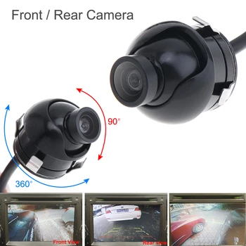 

Mini CCD Night Vision 360 Degree Car Rear Front Side View Backup Camera With Mirror Image Conversion Lines For Car Vehicle SUV