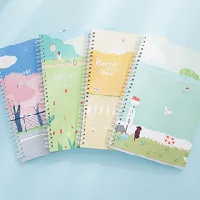 Joytop с вами флип-Катушка ноутбук простой блокнот 65 штук студентов классных ноутбуков производителей в настоящее время доступны