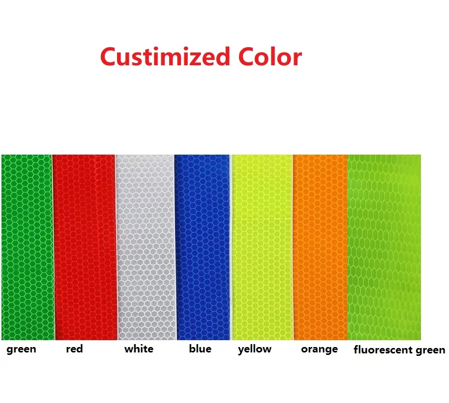High Visibility PVC Reflective Traffic Sleeve White Reflective Cover For Road Safety Cone
