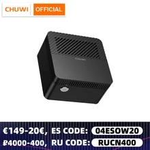 CHUWI LarkBox 4K Mini PC Intel Celeron J4115 Quad Core 6 GO de RAM 128 GO ROM Windows 10 Ordinateur De Bureau HD USB-C