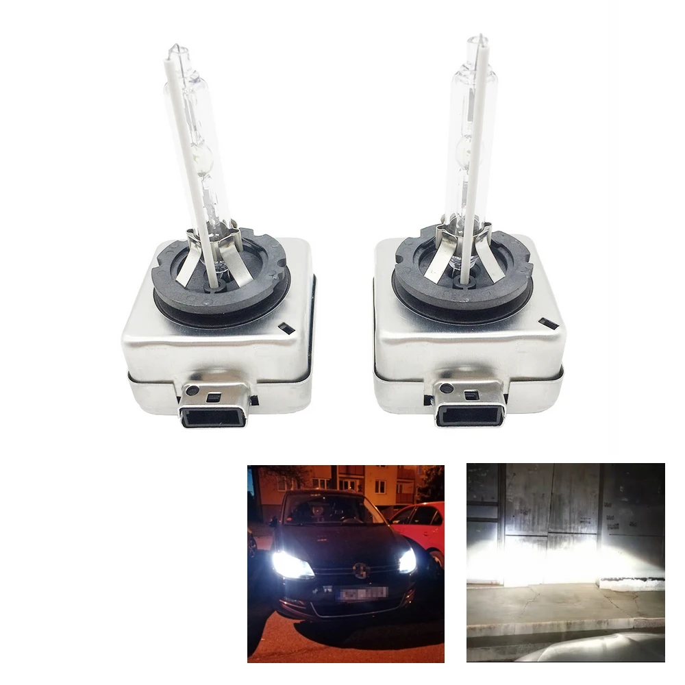 Ксеноновые лампы D1S HID 1 пара для фар головного света автомобиля 12 В 35 Вт Xeon 4300K 5000K