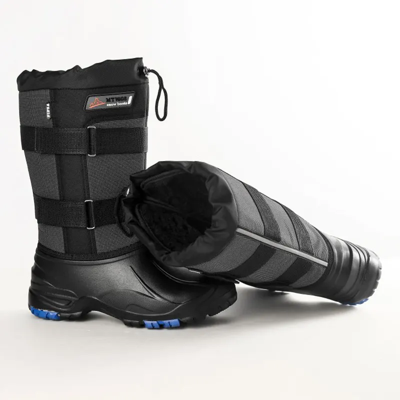 Outdoor Winter Snow Fishing Boots Waders Hunting Boot Fishing Caza Snow Waterproof Shoes Non-slip with Steel Nails Camping Boots