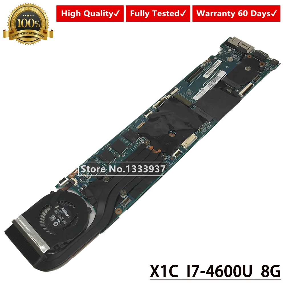 00HN769 материнская плата I7-4600U 8G для lenovo ThinkPad X1C X1 карбоновая материнская плата для ноутбука LMQ-1 MB 12298-2 48.4ly06021
