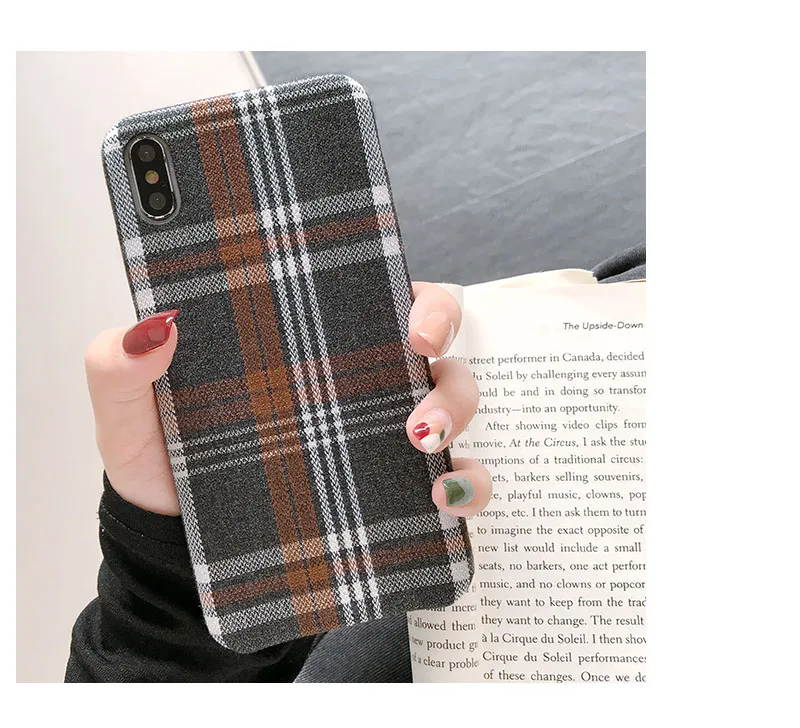 GlamPhoneCase простой решетчатый чехол для телефона iPhone11Pro/Max X XS Max XR Мягкий силиконовый чехол для iPhone11 7 8 6 6s Plus