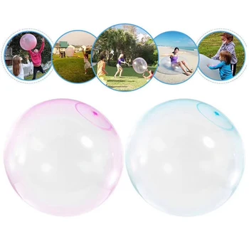 

Amazing Bubble Ball L/M/S 120-40cm Children Outdoor Soft Air Water Filled Balloon Party Game for Kids Bath Toy Bubble Ball
