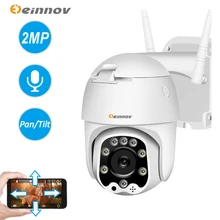 Einnov 3,6 мм 2MP PT ip-камера для наружного наблюдения, беспроводная камера наблюдения, домашняя Wifi двухсторонняя аудио камера видеонаблюдения, купольная камера 1080P HD