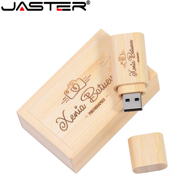 JASTER высококачественный деревянный с коробкой USB флеш накопитель 4 ГБ 8 16 32 64 Гб