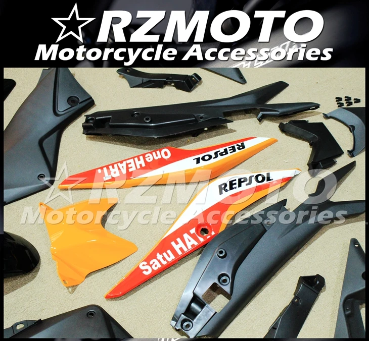 ABS мотоцикл обтекатель комплект для HONDA CBR250R 2011-2013 год кузов литья под давлением Магазин № 1230