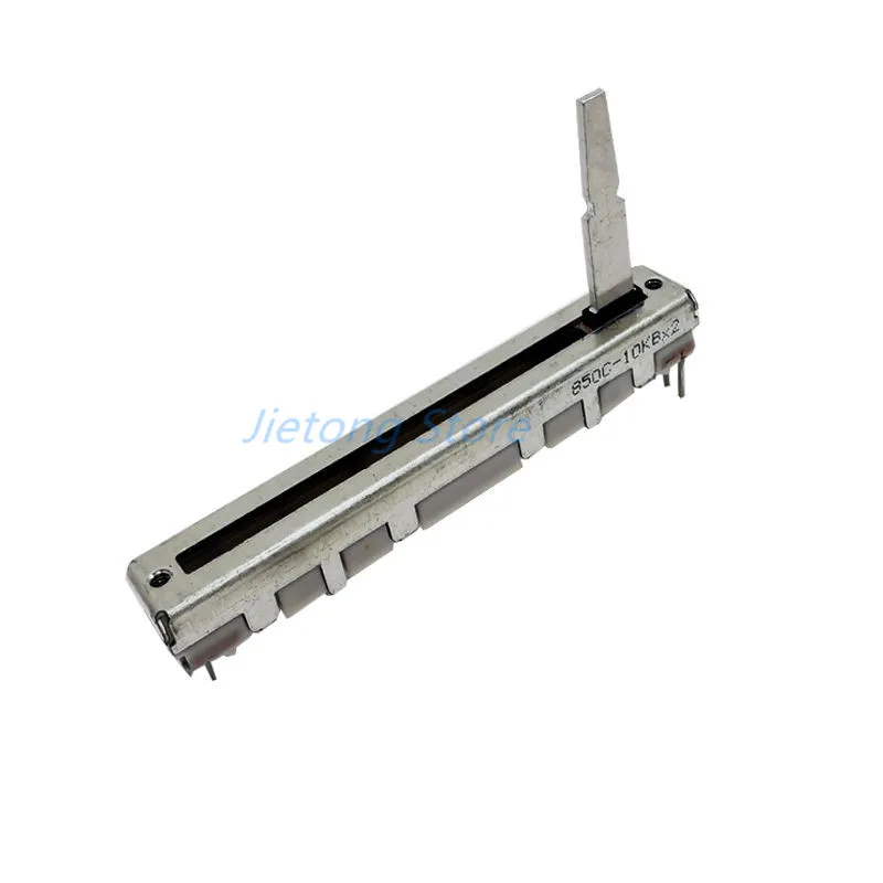 1 Pezzo Fader a Scorrimento Lineare DJM 350 600 700 800 da 60mm, Potenziometro per Mixer DJ B10KX2 con Maniglia da 20mm - immagine 2