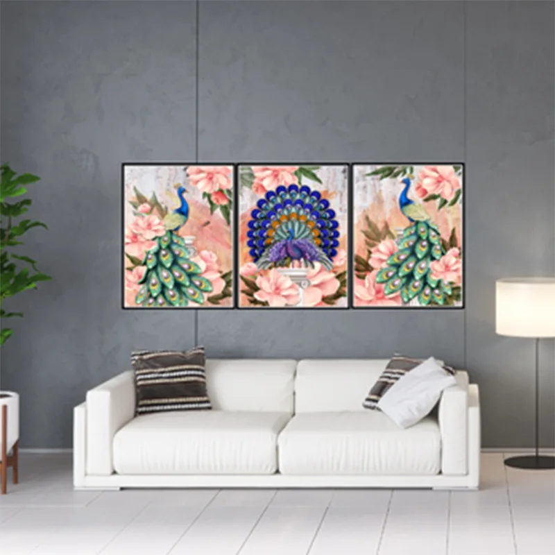 

2018 New Style 5D Diamond Cross Stitch Full of Crystals Crystal Rhinestone Special Shape Diamond Painting Diamond Embroidery Pea