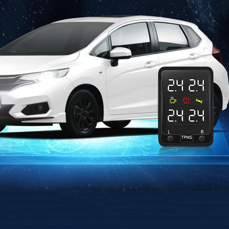 Для Honda Civic URV CRV дисплей монитор давления в шинах OBD TPMS система охранного мониторинга сигнализации устройство