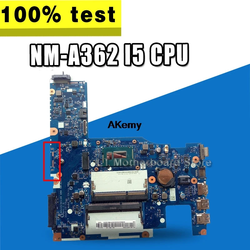 Тестирование ACLU1 ACLU2 UMA NM-A272 NM-A362 для lenovo G50-70 Z50-70 G50-70M G50-80 Тетрадь материнская плата i5-CPU