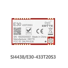E30-433T20S3 дальний UART SI4438 433 МГц 100 мВт IoT беспроводной приемопередатчик 433 мгц приемник IPEX модуль с отверстиями для штампов