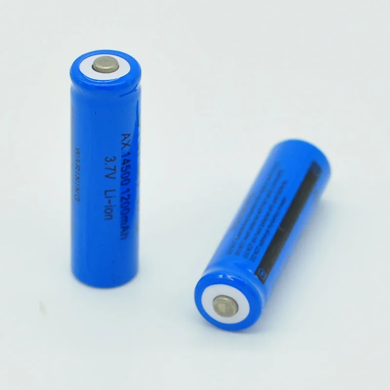 14500 литиевый ярлык аккумулятора 1200 MAh Емкость заряжаемый 3,7 V аккумулятор 18G