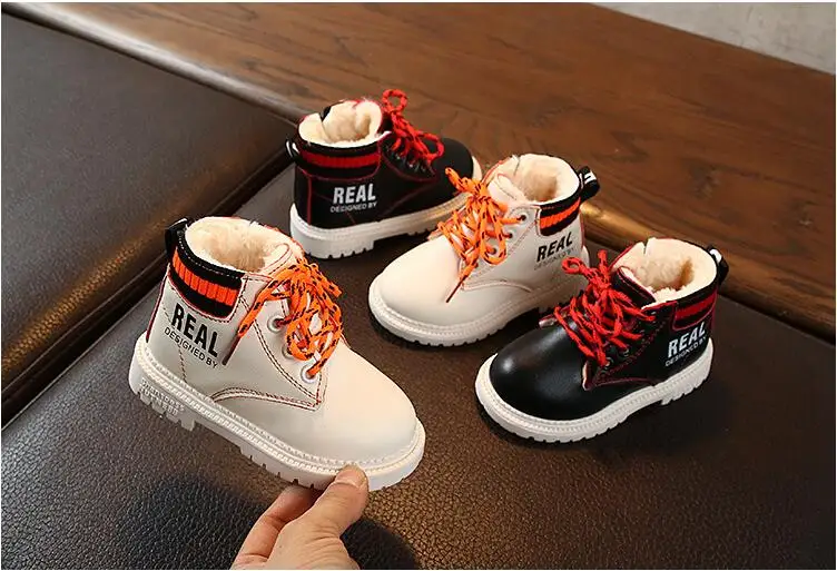 Children's Martin Boots For Girls Boys Warm Snow Boots New Comfy Kids Winter Fashion Casual Child Baby Toddler Shoes