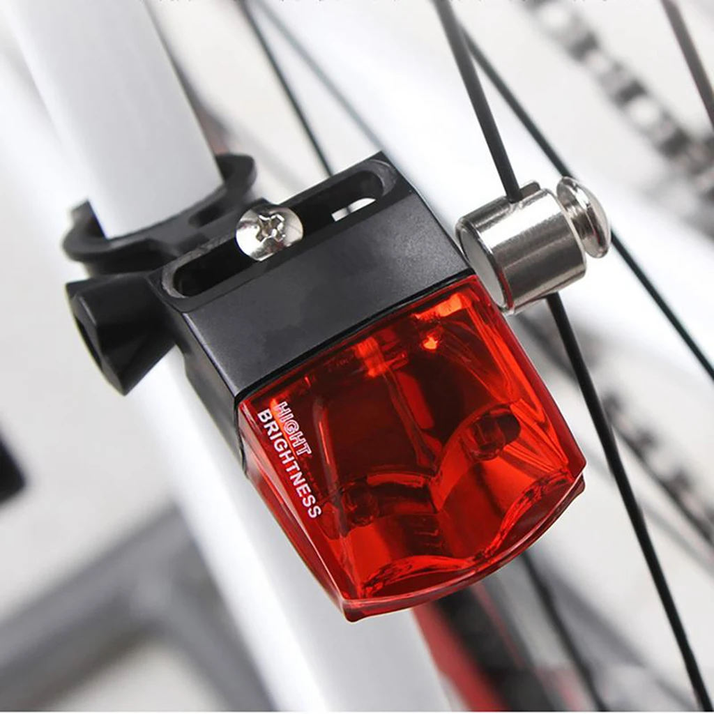 Self-generating LED Bike Bicycle Tail Light Mountain Road Bike Cycling Rear Light Easy to Install for Cycling Safety Flashlight