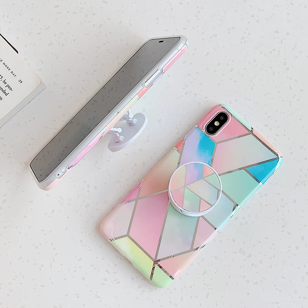 Гальванический мраморный чехол для телефона huawei P20 P30 Pro Lite mate 20 30Pro Lite откидная Гибкая мягкая задняя крышка