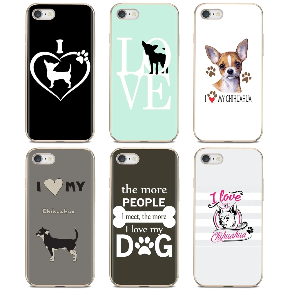 Силиконовый чехол для Samsung Galaxy J1 J2 J3 J4 J5 J6 J7 J8 Plus 2018 Prime 2015 2016 2017 дизайн I Love My Chihuahua Dog
