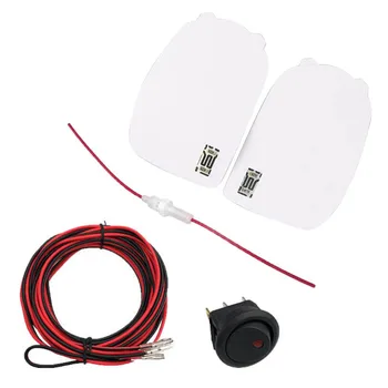 

Dc12V Car Rearview Mirror Heating Pad Heating Mirror Mist Demister Rearview Mirror Heating Remove Snow/Frost/Ice/Raindrop/Fog Dr