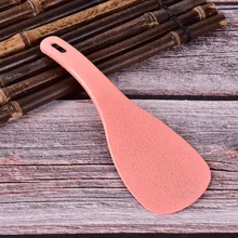 Пшеничная соломенная большая ложка-Лопатка для риса с антипригарным ковшом, аксессуары для кухонного стола