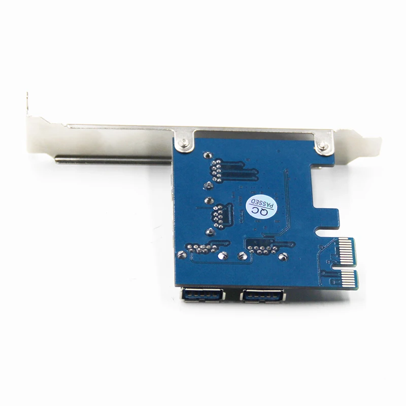 Райзер карта PCI E USB 3 0 PCIe порт усиления express от 1 до 4 для майнинга BTC устройства