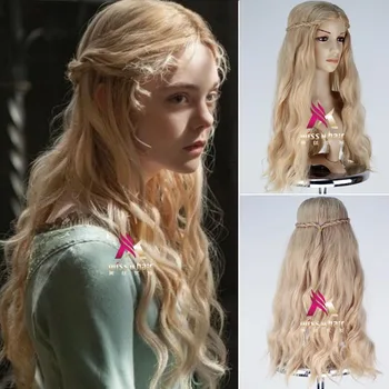 

Movie Maleficent Princess Aurora Sleeping Beauty Wig Cosplay Wig Role Play Hair Halloween Cosplay +wig cap