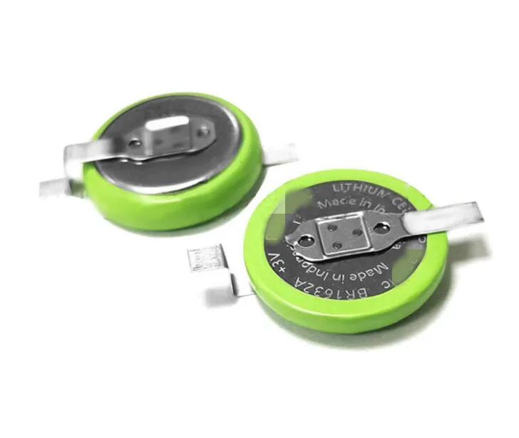 25 шт. BR1632 BR1632A/вентилятор 3 в с SMD Кнопка пайки НОГ литиевая батарея