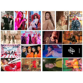 

18Pcs/Set KPOP Mamamoo Reality In BLACK Album Melting Photo Version For Student Card Bus PVC Crystal Card