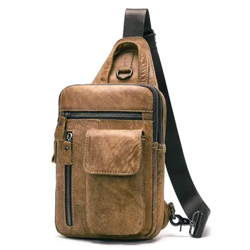 

Small Briefcase Men's Messenger Bag Men Leather Shoulder Bags Man Business Crossbody Bags For IPAD Air Mini Male Leather Handbag