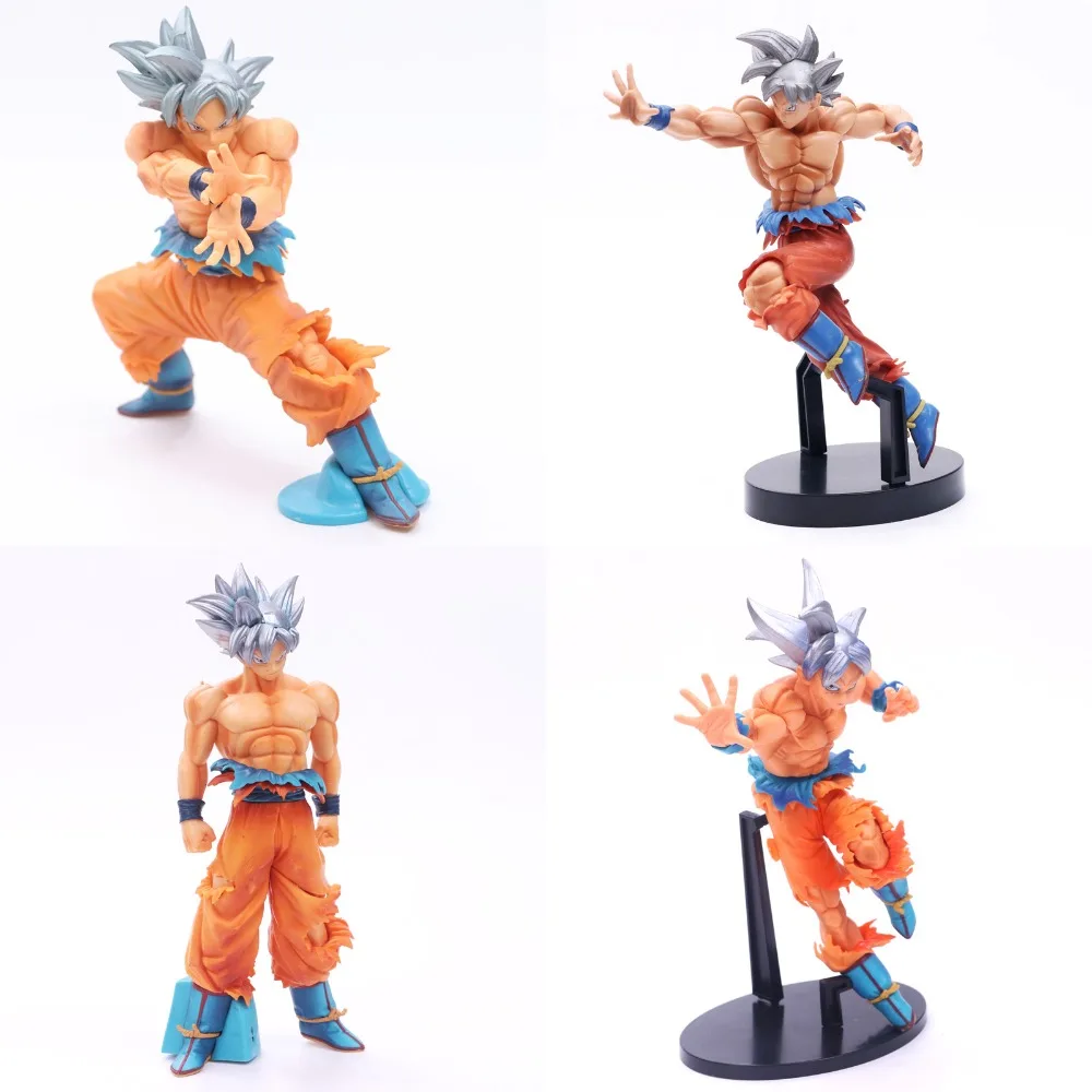 Nuevo figuras de Dragon Ball z Super Son Goku Super Ultra instinto Dominado  (No Gokui Migatte) Modelo de PVC figuras de acción de juguete - AliExpress
