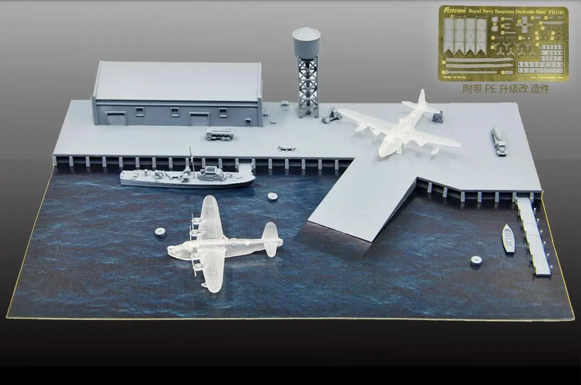 Flyhawk FH1161 1/700 Королевский морской самолет DOCKSIDE базовая модель в разобранном виде комплекты
