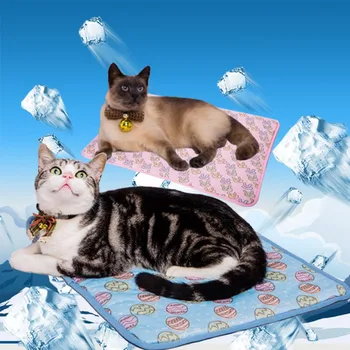 

mSummer Pet Cooling Mats cool mat pet Blanket Dog Bed Sofa Cooling Mat Pad Sleeping Cooler Mats For Dogs Cats Pet Ice Silk Mat