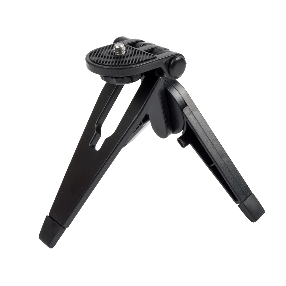 Digital Camera Mini Tripod Stand Flexible grip Monopod Small Holder plate type tripod for gopro 8 7 6 5 4 xiaomi yi | Электроника