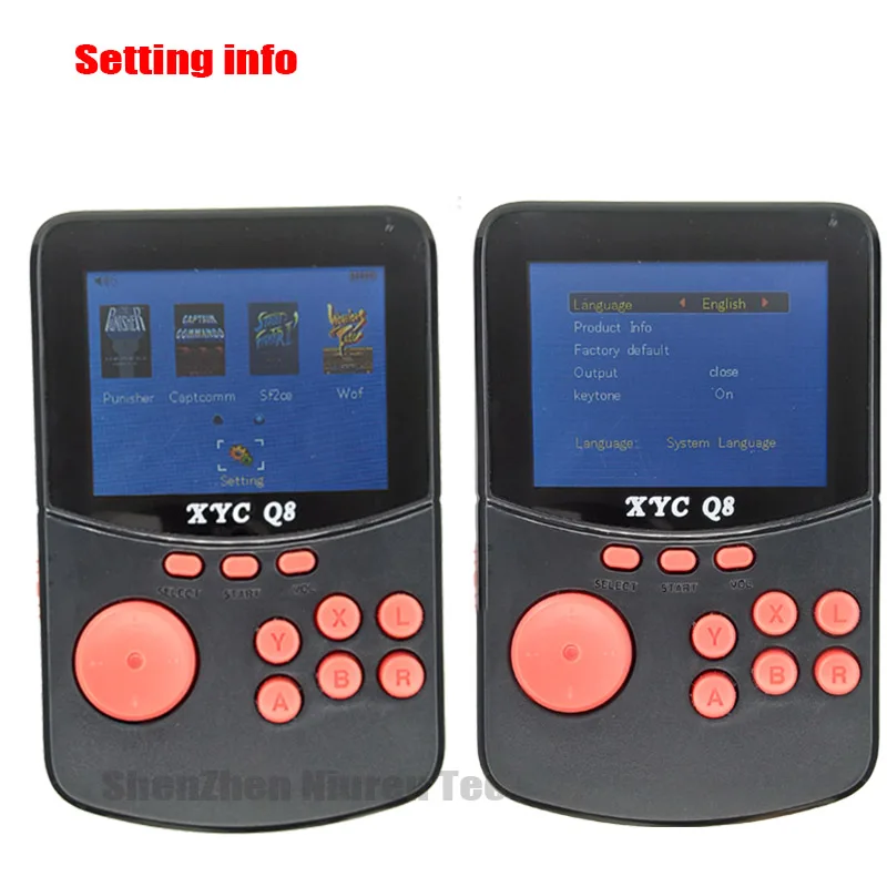 With 512M\\32G TF Card Retro Handheld Video Games Console For NES\\SNES\\MAME\\MD\\GBA 16 Bit Arcade Game Players 10000 Games TV Out