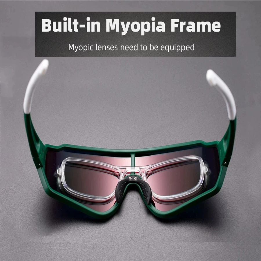 ROCKBROS Polarized Cycling Glasses Clear Bike Glasses Eyewear UV400 Outdoor Sport Sunglasses Men Women Cycling Sunglasses